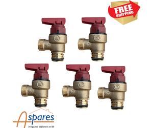 5X HEATLINE CAPRIZ 2 24C & 28C BOILER PRESSURE RELIFE VALVE 0020213114