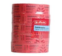 5x Roll Herlitz Tickets 5000 Tear Off Eintritskarte Inlet Tent Party