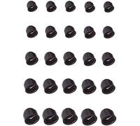 5X HEX NUT Cover Cap M4 to M30 Protection Bolt Round Hexagon Dome Black Screw Head CAR Plastic (M5 / hex 8mm)