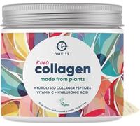 5X Higher Absorption Vegan Collagen Powder with Hyaluronic Acid & Vitamin C - Kind Collagen Supplements for Women & Men - Unflavoured Powder - Hydrolysed Peptides for Glowing Skin Hair & Nails - 75g