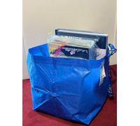 5 x IKEA FRAKTA LARGE Blue REUSABLE CARRIER BAG 71L LAUNDRY FAST DELIVERY