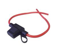 5x In-line Mini Blade Fuse Holder Splash Proof for 12AWG 30A Fuses Car Bike