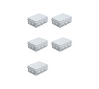 5X IP65 Waterproof Junction Box ABS Plastic Dustproof Universal Electrical Enclosure Outdoor & Indoor Project Box
