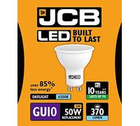 5X JCB 5w LED GU10 Reflector Lamp 100° 6500k Daylight 370lm (S10964)