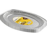 5X Large Disposable 17" Aluminium Foil Serving Platter Trays 2PK