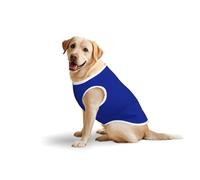 5X-Large Large Pet Pure Cotton Vest - Summer T-Shirts for Medium Dogs, French Flag Print Breathable & Soft Tank Top
