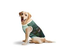 5X-Large Pets Cotton Vest - Soft Lightweight T-Shirts,Little Bridge in The East Print Sleeveless Tank Top Clothes for Medium Large Dogs