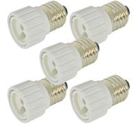 5x LED Spot Light Bulb Adapter E27 Edison Screw To Mini GU10 Bayonet Converter