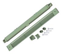 5X M.J 264mm EA2200 MJ2000 Chartwell Green Trickle Slot Vent for uPVC, Timber, Vinyl and Aluminium Window Prevents Condensation, Damp & Mould by Air Ventilation Adjustable Flap (5, Chartwell Green)
