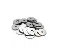 5x M10 x 50mm Penny Mudguard Washers Zinc Plated Steel Washers, Plain Wide Metal Washer, Flat Repair Washer, Large Metal Washers, Round Flat Spacer Repair Washer For Screws Bolts