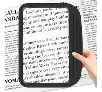 5X Magnifying Glass Large and Lightweight, this Magnifier offers a Broad Viewing Area, making it Ideal for Reading Small Prints and Aiding those with Low Vision