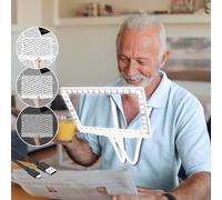 5X Magnifying Glass Rechargeable, with Light, Hands-free, Flexible Gooseneck and 43 LEDs for full-page Magnifier Illumination Perfect for Elderly Individuals with Impaired Vision to Read Fine Text