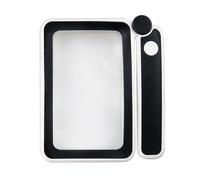 5X Magnifying Glass with 3 Light Modes, Foldable Large Magnifying Glasses for Reading, Lightweight Handheld Magnifier for Reading Books Newspaper Small Print