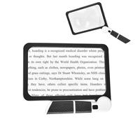 5X Magnifying Glass with Light, Handheld Magnifier for Reading, Large Magnifying Glass with 48 LED Light and Anti-Glare Lens, Illuminated Magnifier for Seniors, Macular Degeneration, Low Visions