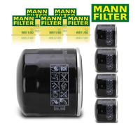 5X Mann W 811/80 Oil Filter For Opel Hyundai I30 I20 Isuzu Kia 'D Rio 1962769C2