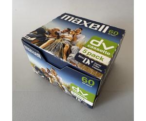 5x MAXELL DV 60min MiniDV Mini Digital Video Cassette Tape Pack f/ Camcorder NEW