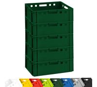 5x Meat Box E2 Storage Box Butcher Eurobox Food-Safe Stackable