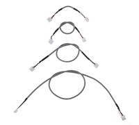 5x Metal Audio Cable XH2.54 3-Pin Grey (50 cm) | Stable connection, low signal loss, ideal for short distances, pack of 5, grey