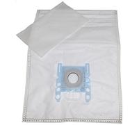 5x Microfibre Vacuum Cleaner Dust Bags Type G/D E F H Compatible with Bosch Bags Bosch Replacement Spare Part with Filters