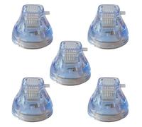 5x Microneedle RF Cartridge - Fractional RF Cartridge - Gold 25 PIN, 64 PIN, Nano - Sterilised - Gold-Plated Cartridge Needles - Universal - Head with Vacuum Tube - Insulated Microneedle RF Cartridge