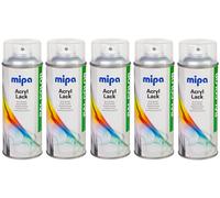 5x MIPA Acryl Lack RAL 7016 ANTHRACITE GREY Acrylic Quality Colour Spray 400ml
