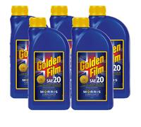 5X Morris Sae 20 Classic Motor Oil 1L - Mineral Engine Oil Api Sd/cc