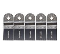 5X Multi Tool Blades 35mm Bi-Metal Compatible with Bosch Makita Dewalt - Oscillating Cutter for Wood Metal Plastic