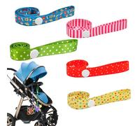 5X New Sippy Pal No Drop Baby Bottle Toy Sippy Cup Holder Strap For Stroller (5 Pcs)