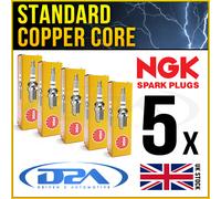 5x NGK BPR4HS 7823 Standard Spark Plugs
