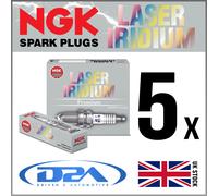 5x NGK LKAR8BI9 1553 Laser Iridium Spark Plugs