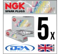 5x NGK PFR7B Laser Platinum Spark Plugs For AUDI QUATTRO 2.1 07/80>07/87