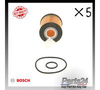 5x Oil Filter fits LEXUS IS300h Mk3 2.5 13 to 20 2AR-FSE Bosch 04152YZZA1