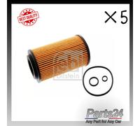 5X Oil Filter fits MERCEDES SPRINTER 2.1D 2.2D 2.7D 2000 OM612.981 A6111800009