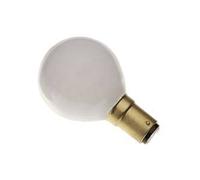 5x Opal Golf Ball Bulb 25w SBC (B15) Small Bayonet Cap