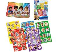 5X PAW Patrol Sticker Sheets for Kids | 60 Waterproof PVC Decals | Removable & Reusable Stickers for Scrapbooking, Notebooks, Party Favours, Birthday, Back to School Christmas Gifts