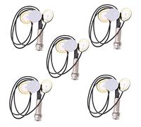 5X Piezo Contact Microphone 3 Transducer Pickups with End Pin for Kalimba