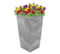 5X Plant Pots Urbi Square Effect H50 Marengo