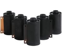 5x Reloadable Empty Canisters Cassettes Case Assorted For Kodak Fuji Agfa 135 35mm 36EXP Vintage Hand Roll Pan Film Negative
