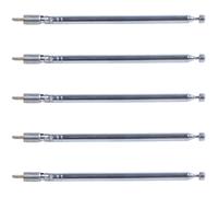 5X Replacement 49cm 19.3Inch 6 Sections Telescopic Antenna Aerial for Radio TV
