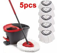 5X Replacement For Vileda Turbo Easy Wring Mop