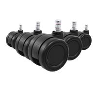 5x ROLO COLOR 60 11mm/60mm Hard floors - Castors Black