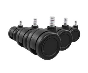 5x ROLO COLOR 60 11mm/60mm Hard floors - Castors Black