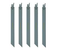 5x Saxton 225mm Reciprocating Sabre Saw Blades R922BF fits Bosch, Dewalt Makita