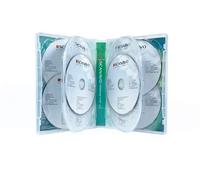 5x Scanavo 11-Disc Overlap DVD Case 32mm Clear