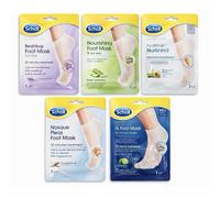 5x Scholl Foot Mask Bundle Nourishing Hydrating PediMask Aloe Vera Avocado Urea
