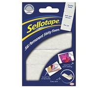 5x Sellotape Permanent Double Sided Sticky Fixer - Pack of 56