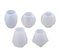 5X Silicone Wine Bottle Stopper Mold Crystal Resin Casting Mould 5 Pcs Silicone Molds
