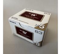 5x SONY 63min MiniDV Digital HD Video Cassette Tape Pack HDV/DV for Camcorder