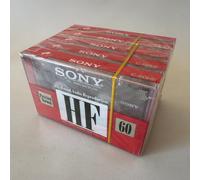 5x SONY HF 60 Minutes 1992 Blank Audio Cassette Tapes Type 1 Normal Position NEW