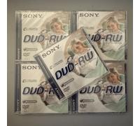 5x SONY Mini DVD-RW 60 Min. 2.8GB/GO 8cm Rewritable Double Sided Camcorder Disk